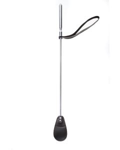 Leather Crop Metal Handle Triple X 12006