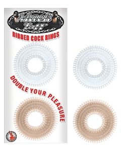 Ribbed Cock Rings 2 Pack Mack Tuff