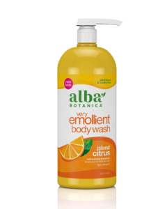 Alba Botanica Very Emollient Refreshing Body Wash Island Citrus 32 oz front