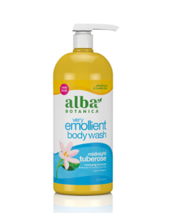 Alba Botanica Very Emollient Body Wash Midnight Tuberose 32 oz front