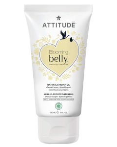 Blooming Belly Pregnancy Natural Stretch Mark Oil Argan 5 oz Attitude