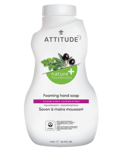 Foaming Hand Soap Refill Coriander Olive 35.2 fl oz Vegan Attitude