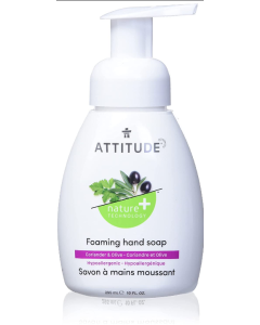 Coriander Olive Hypoallergenic Foaming Hand Soap 10 fl oz Attitude