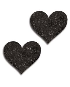 Glitter 31517 Self Adhesive Flat Heart Pasties
