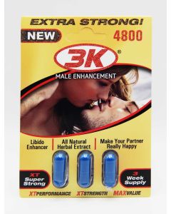 3K Blue 4800 XT Male Sexual Enhancement Pill