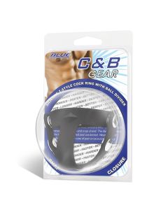 Silicone T Style Cock Ring Blue Line Men C&B Gear box