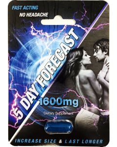 5 Day Forecast 1600mg Dietary Supplement Pill 