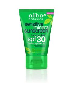 Sensitive Mineral Sunscreen SPF 30 4 Oz Fragrance Free