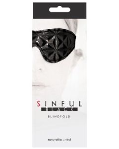 Sinful Black Blindfold by NS Novelties