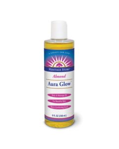 Aura Glow Almond Body Oil 8 Oz All Skin Types Heritage Store