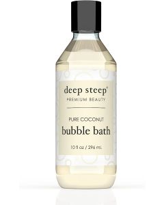 Pure Coconut Vegan Bubble Bath 10 Oz Deep Steep Premium Beauty