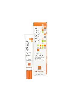 Brightening Luminous Eye Serum 6 fl oz Cruelty Free Andalou Naturals both
