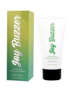 Jelique Joy Buzzer Arousal Balm Mojito Twist 1.5 oz. Vegan Friendly box