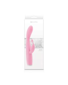 NS Vibrator Luxe Skye Pink Flexible Rechargeable Waterproof Silicone box