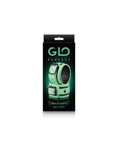 NS Novelties Glo In The Dark Bondage Ankle Cuffs Green box