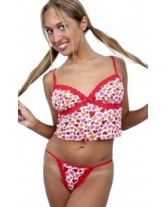 Red Heart Print
