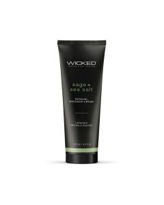 Wicked Sage Sea Salt Sensual Massage Cream 4 oz. Naturally Scented