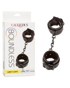 Boundless Adjustable Vegan Leather Wrist Cuffs CalExotics box