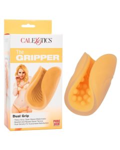 Masturbator CalExotics The Gripper Dual Grip Textured Open Sleeve box
