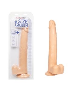 Dildo Ivory Size Queen 12" Flexible Life Like Feel CalExotics box