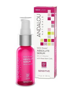 1000 Roses Absolute Serum 1 fl oz Sensitive Andalou Naturals both