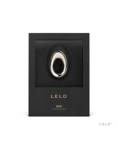 Lelo Alia Black Rechargeable Silicone Waterproof Compact Vibrator box