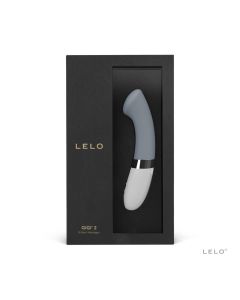 Lelo Gigi 2 Cool Gray Curved G Spot Silicone Vibrator box
