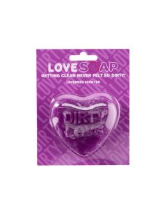 Heart Soap Dirty Love Lavender Scented Premium Shots Toys box