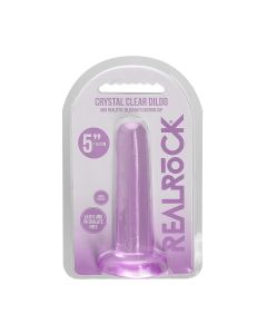 Dildo Non Realistic Pink 5.3" Crystal Purple box