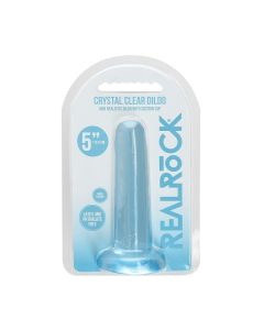Dildo Non Realistic Pink 5.3" Crystal Blue Suction Cup box