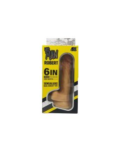 SI Novelties Yo Man Robert 6" Life Like Dildo Vanilla Suction Cup
