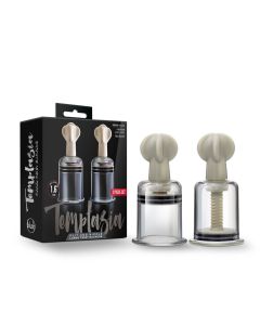 Temptasia Clit And Nipple Large Twist Suckers Set Of 2 Clear