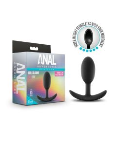 Anal Adventures Platinum Silicone Vibra Slim Plug box