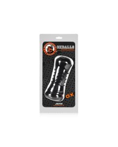 Oxballs Jerk Easy Grip Dumbbell Shape Masturbator Black box