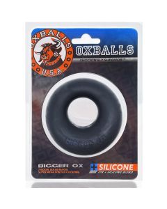 Oxballs Bigger Ox Silicone Padded Cock Ring Black Ice box