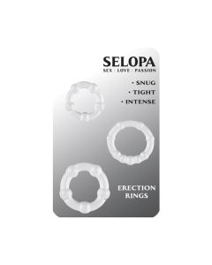 Selopa Erection Rings Non Vibrating Waterproof
