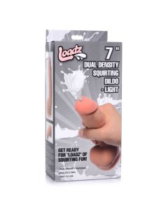 Loadz 7" Dual Density Squirting Realistic Dildo Light box