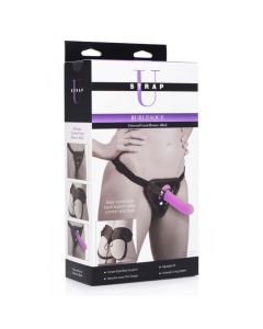 Strap U Corset Harness Black