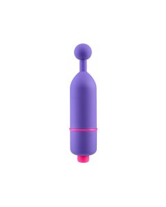 Rock Candy Fun Size Suga Stick Purple Gender Friendly Vibrator solo