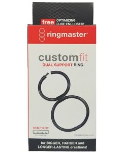 Ringmaster Custom Fit Dual Support Cock Ring Trim To Fit box