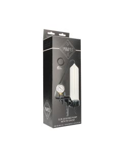 Shots Toys Pumped Elite Beginner Penis Pump Psi Gauge Transparent box