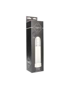 Shots Toys Pumped Automatic Luv Penis Pump Transparent AA Batteries box