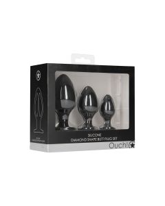 Ouch Diamond Shape Silicone Butt Plug box