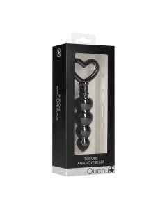 Shots Toys Ouch Anal Love Silicone Beads Black box