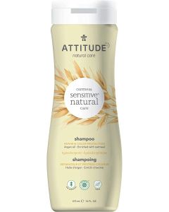 Attitude Vegan Sensitive Skin Hypoallergenic Argan Oil Shampoo 16 Oz