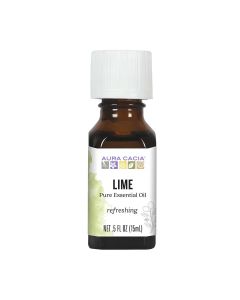 Aura Cacia Lime Essential Oil Bottle