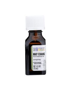 Aura Cacia May Chang Essential Oil bottle