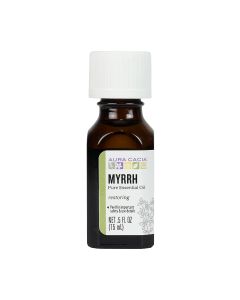 Aura Cacia Myrrh Essential Oil Bottle
