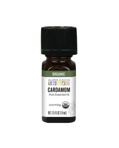 Aura Cacia Organic Cardamom Essential Oil Bottle