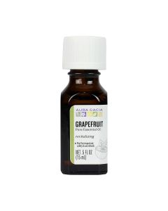 Aura Cacia Revitalizing Grapefruit Essential Oil Bottle